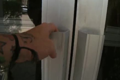 two Muscle Hunks Fu On A Roof Top