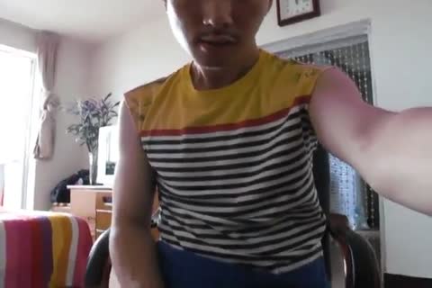My kinky oriental friend Cums 4 Times Using Poppers And Porn