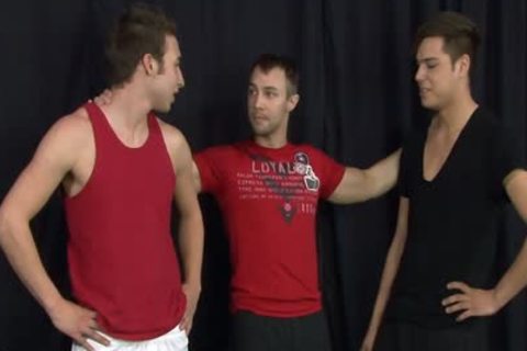 Three juicy rods pounding Hard