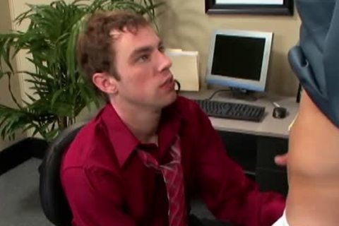 lusty Office gays hammering