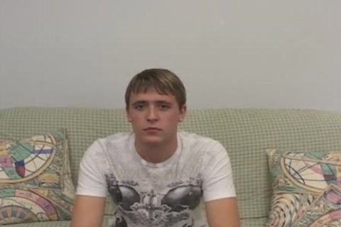 Luscious guy stroking