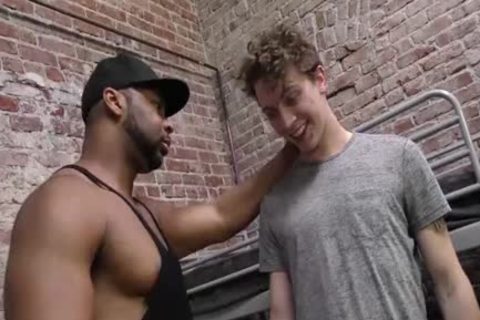 humongous dark chap banging A Whiteboi In The