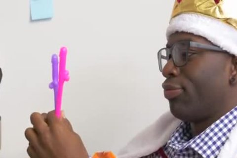 large 10-Pounder homosexual fake penis And Facial