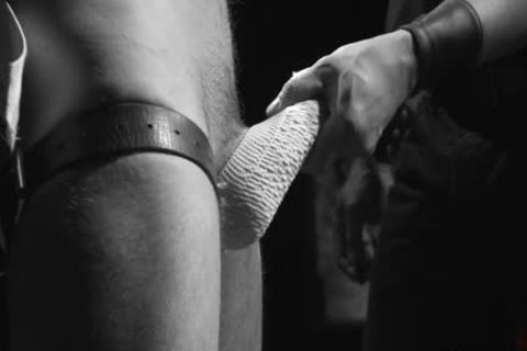 Muscle cock Fetish With ball batter flow