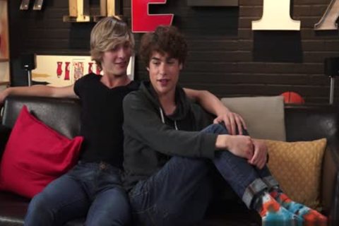 brunette homosexual a bit of butt And cumshot