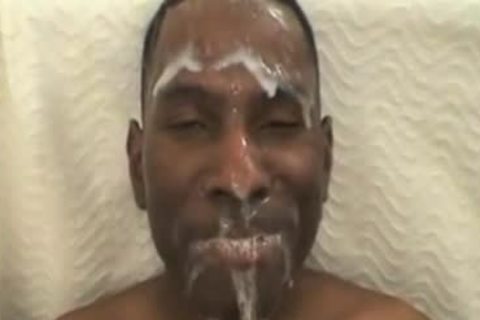 dark lad Drowned With White cream