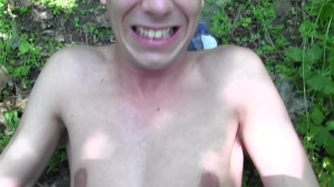 stupid and shy lad got pounded in park