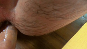 man with a shapely booty enjoys hardcore wazoo poke