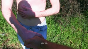 Pasty wazoo amateur riding a fat penis outside