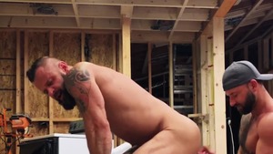 Pup & Tank pound bare All Over A Construction web site - American Love