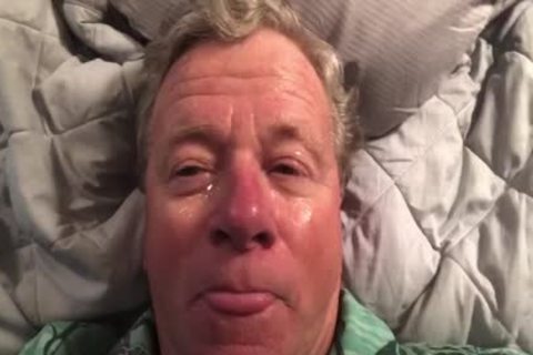 attractive large dark 10-Pounder face hole bonks Stewart Bowman