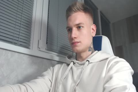 21yo teen Alex Stroking His nice-looking cock And discharge A Load