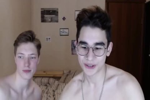 Russian homo couple Enjoying Mutual blowjob-sex On web camera