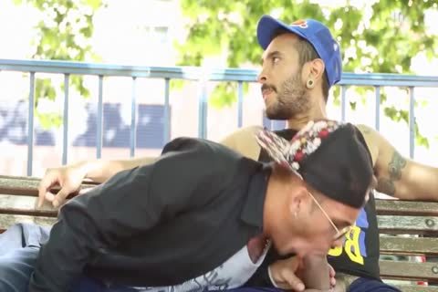 Latinos blowing And banging Outside