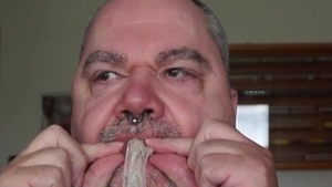 gay Lut Sucks A penis And Eat cum