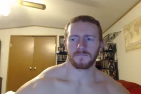 Ginger guy shoots one greater amount huge Load