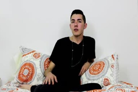 Stroking With Student boy Connor