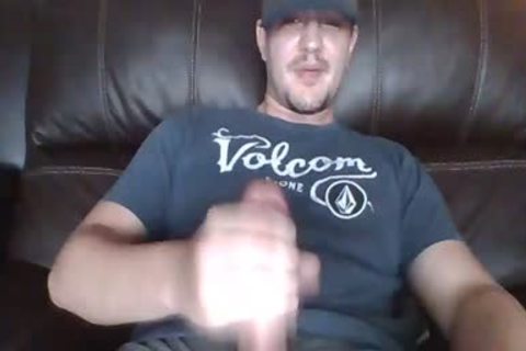 man Jerks Off while Filming