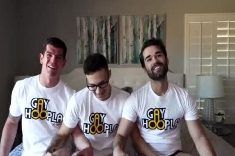 giant pecker Actor Jayden Has A hot Morning three-some