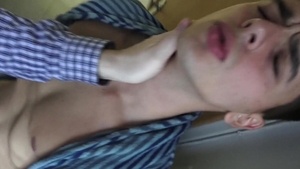 East Boys: Hard pounding together with hairless twink boy