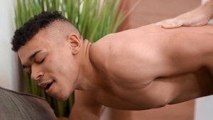 Sean Cody - Inked Marcus bareback kissing interracial anal