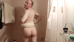 LanaTuls - In The lusty Shower With ass whore And sextoy