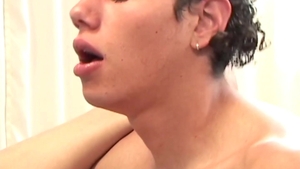 OTB Boyz - Latin Gustavo in underwear stripteasing on sofa