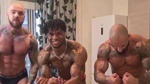 Body Builders Having A good Time