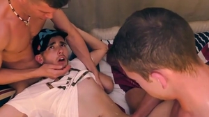 2 big dicks slams DP yummy boy