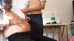 fat Teacher And His slim Student
