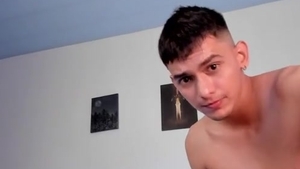 Kayn lusty Colombian boy monstrous dick Cums On web camera 16