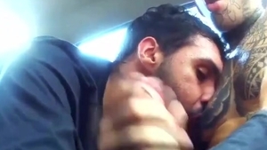 Giving My Boyfriend A blowjob In The Car