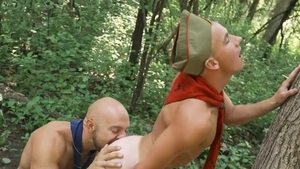Daddy DICKED His lad bare In The Jungle!!