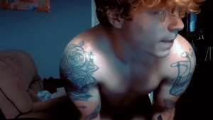horny Ginger Cums Twice