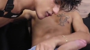 Latino teen gangbanged