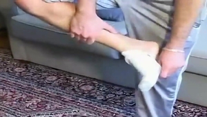 FootFriends.com: Eastern cumshot