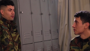 MilitaryDick: Their Secret Encounter in Uniforms