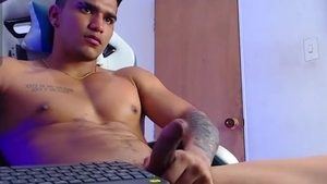 Camilo_contre21 Colombian guy Jerking Cumshow