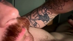 str8 Tatted naughty Ginger Stached POV (Ladies merely cam)