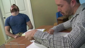 Circle Jerk Boys: Isaac Helps Scott's Hard On And Homework