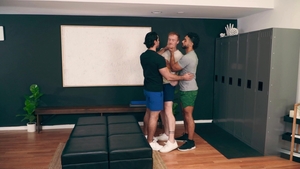 Hunks Get Hot in the Locker Room