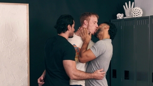 Hunks Get Hot in the Locker Room