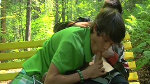 Two Untamed Twinks Unleash their Passions Outdoors