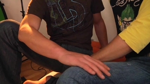 Hairless Ass Stretched by Cane