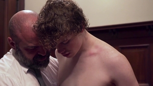 Missionary Boys: Climbing on Desk for Intense Anal Reaming