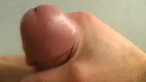 Extra Big Dicks: His Abs Flex While He Strokes His Big One