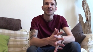 Debt Dandy: Cute Tattooed Guy's Apartment Desperation