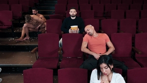 Men.com: Popcorn Sprinkled with Sticky Delight