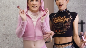 Femboyish: Fishnetted Fembots in Action
