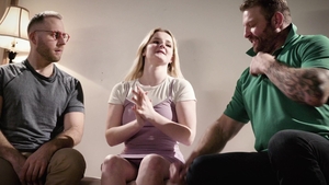 Pure Taboo: Gagging on Two Dicks at the Same Time